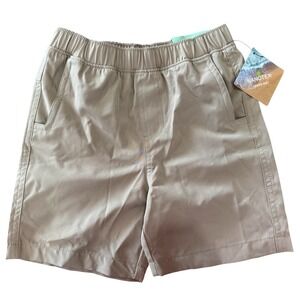 Magellan Outdoors Kids Size 4 Tan Nanotex Speed Dry Water Repellent Shorts